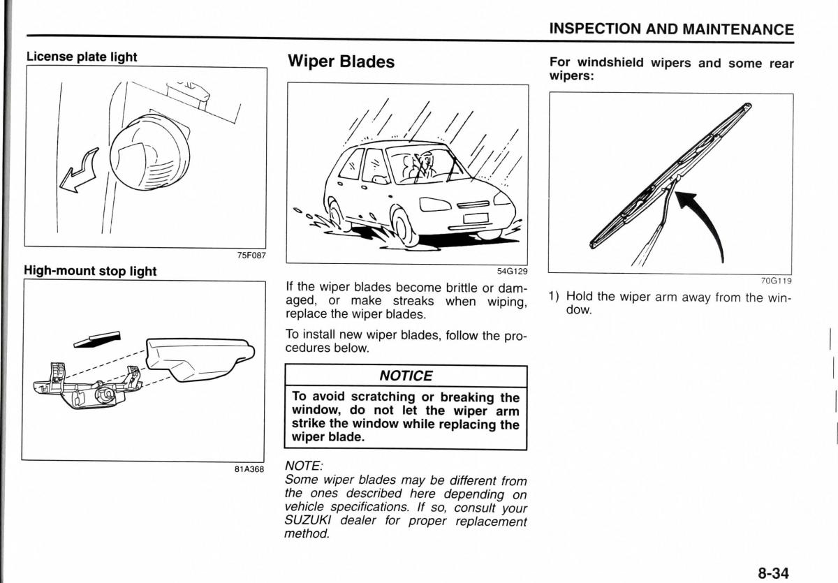 Suzuki Jimny III 3 owners manual / page 148