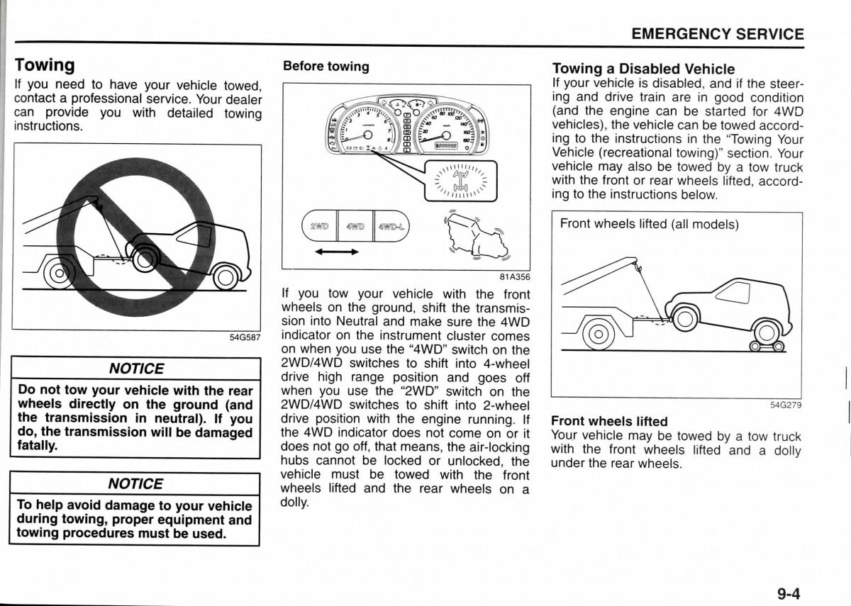 Suzuki Jimny III 3 owners manual / page 156