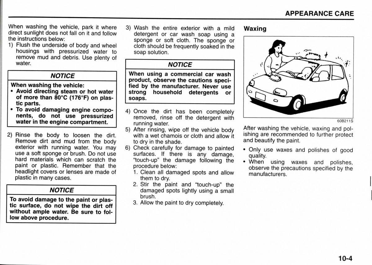 Suzuki Jimny III 3 owners manual / page 164