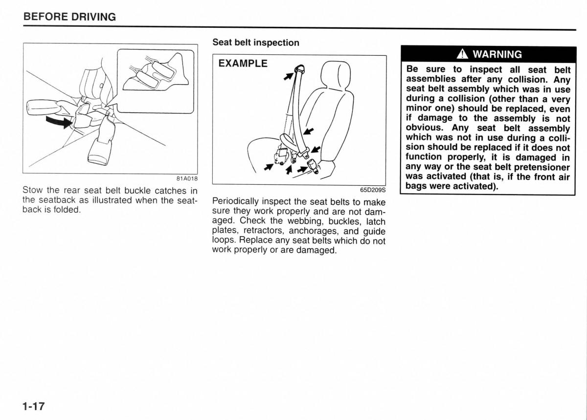 Suzuki Jimny III 3 owners manual / page 28