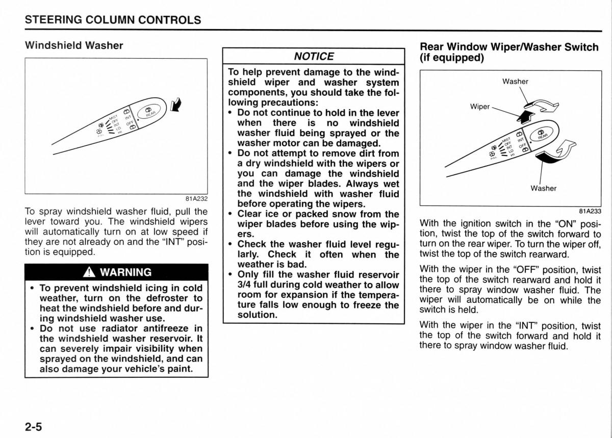 Suzuki Jimny III 3 owners manual / page 44