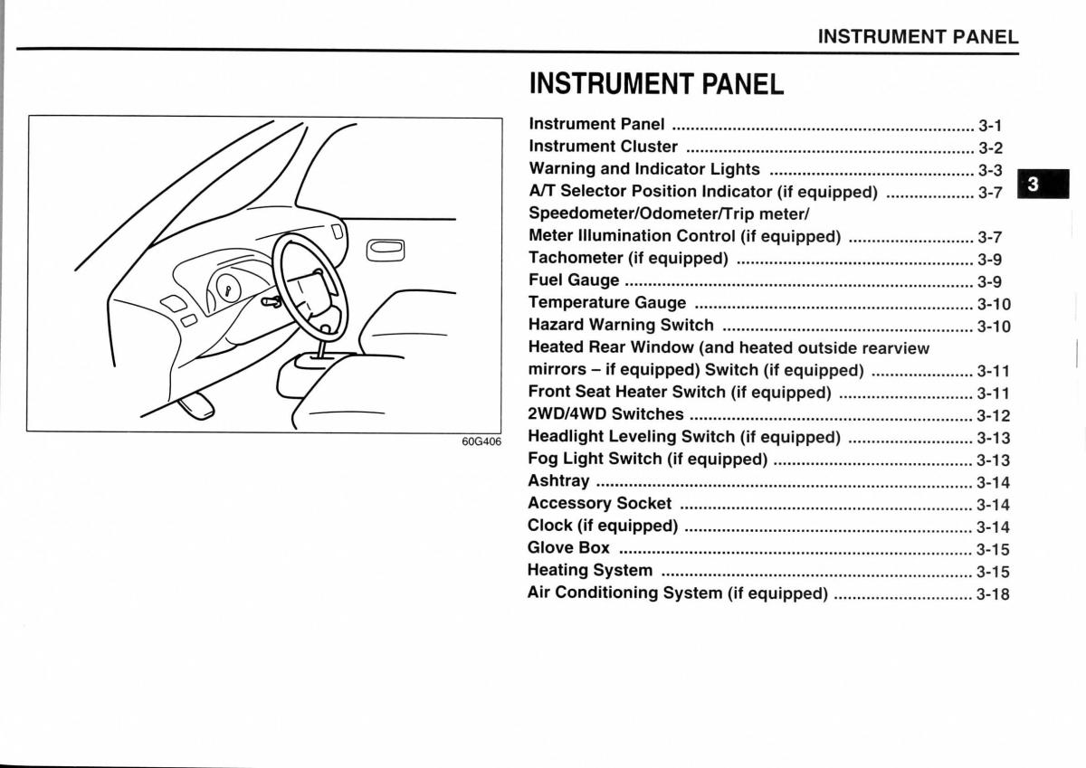 Suzuki Jimny III 3 owners manual / page 47