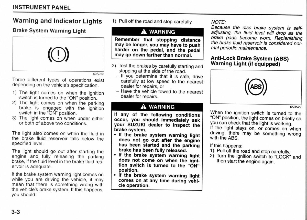 Suzuki Jimny III 3 owners manual / page 50