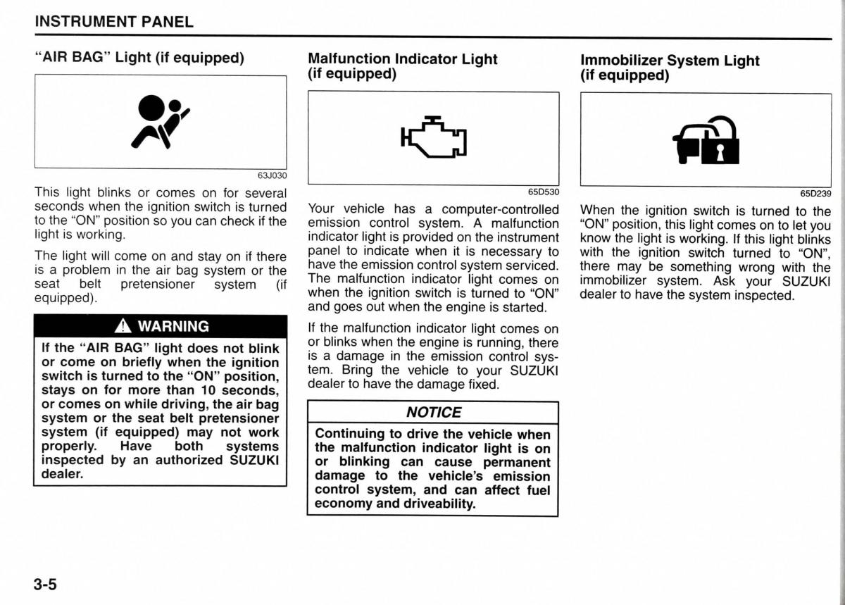 Suzuki Jimny III 3 owners manual / page 52