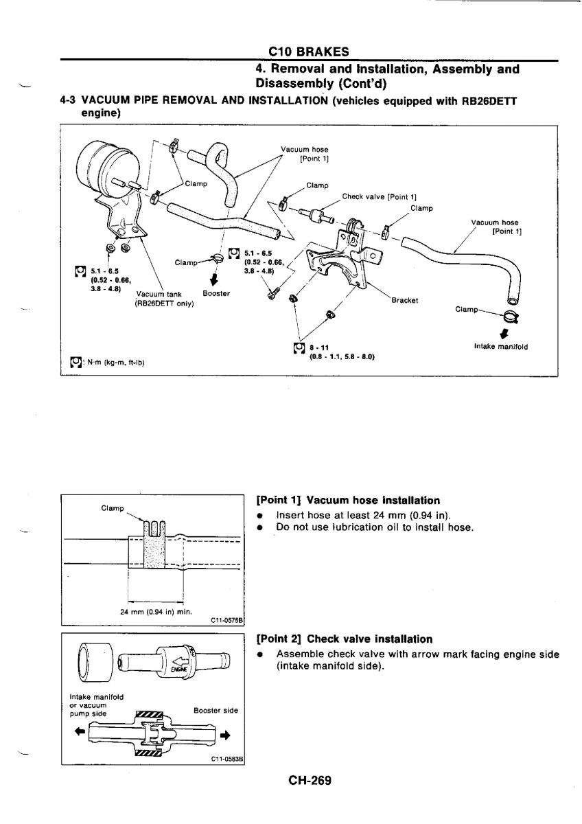 Nissan GTR R32 workshop service manual / page 548