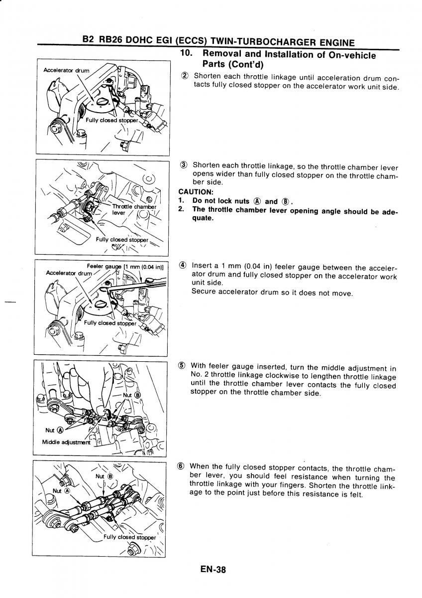 Nissan GTR R32 workshop service manual / page 55