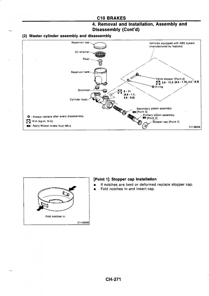 Nissan GTR R32 workshop service manual / page 550