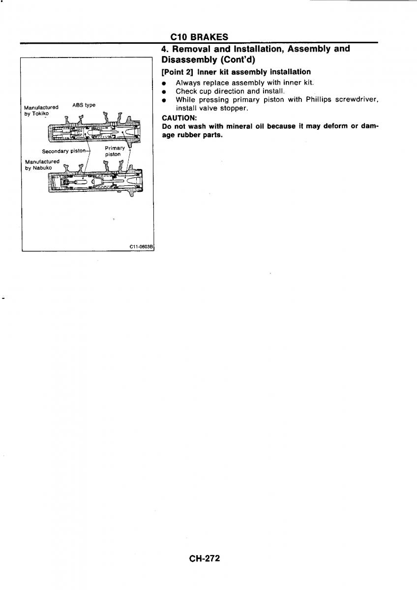 Nissan GTR R32 workshop service manual / page 551