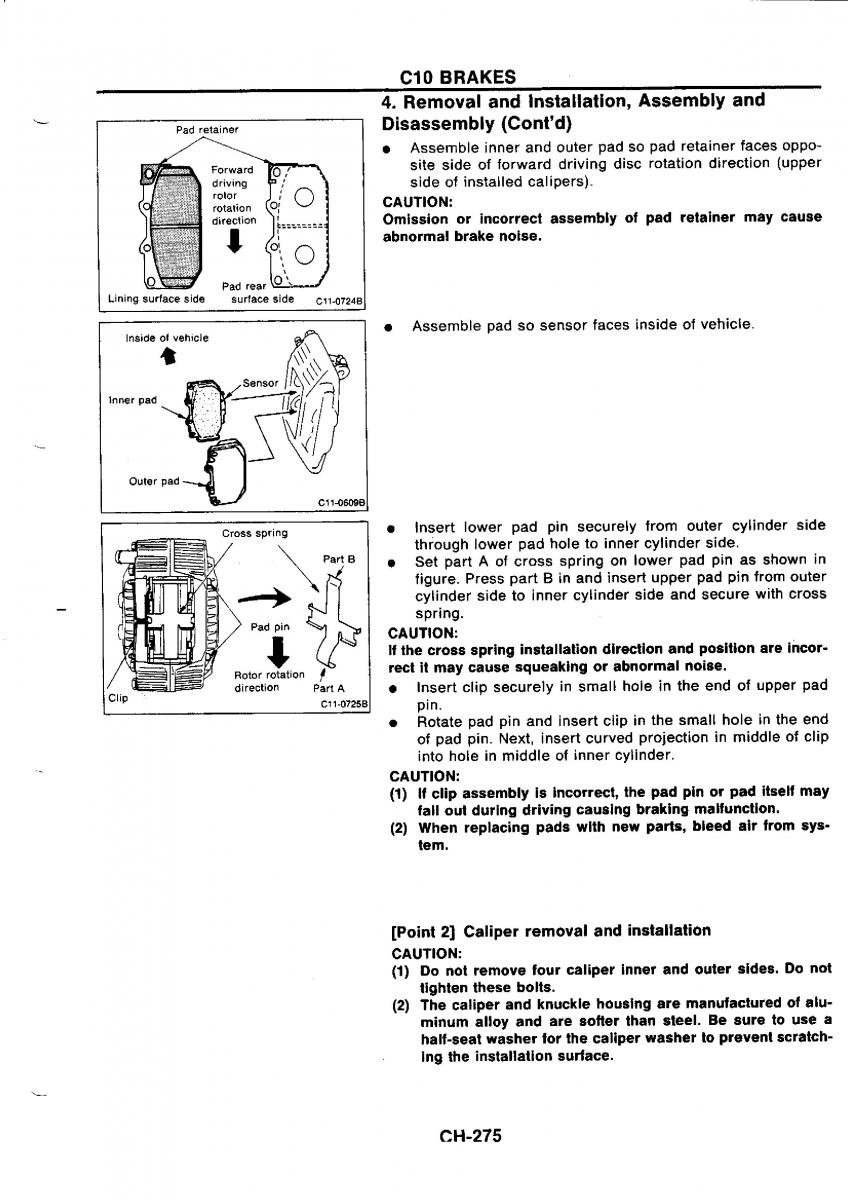 Nissan GTR R32 workshop service manual / page 554