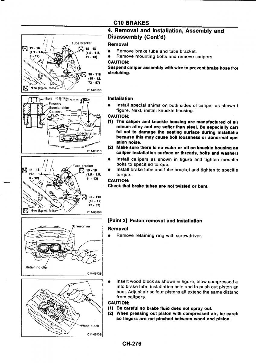 Nissan GTR R32 workshop service manual / page 555