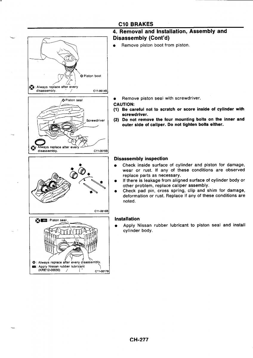 Nissan GTR R32 workshop service manual / page 556