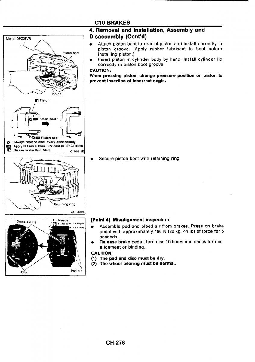 Nissan GTR R32 workshop service manual / page 557