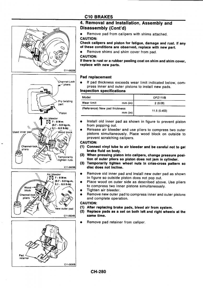 Nissan GTR R32 workshop service manual / page 559