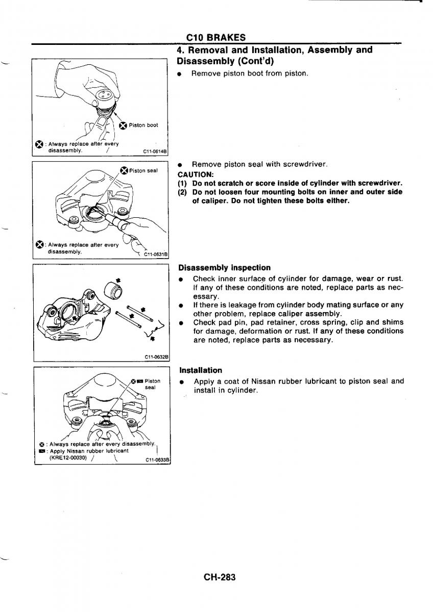 Nissan GTR R32 workshop service manual / page 561