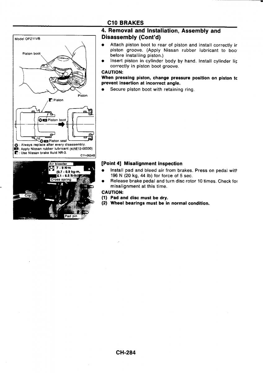 Nissan GTR R32 workshop service manual / page 562