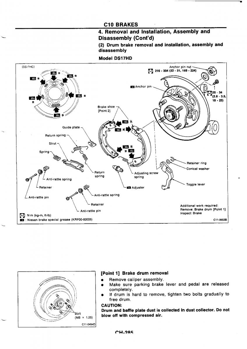 Nissan GTR R32 workshop service manual / page 563