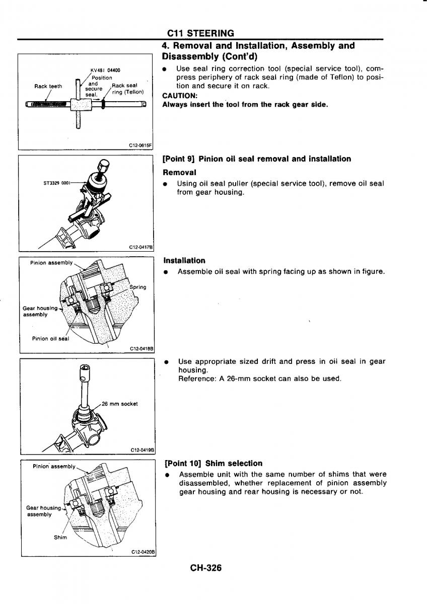 Nissan GTR R32 workshop service manual / page 603