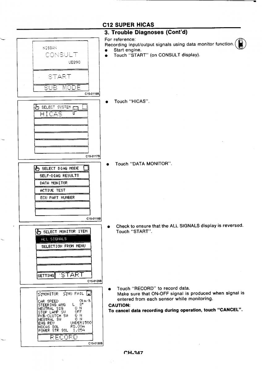 Nissan GTR R32 workshop service manual / page 624