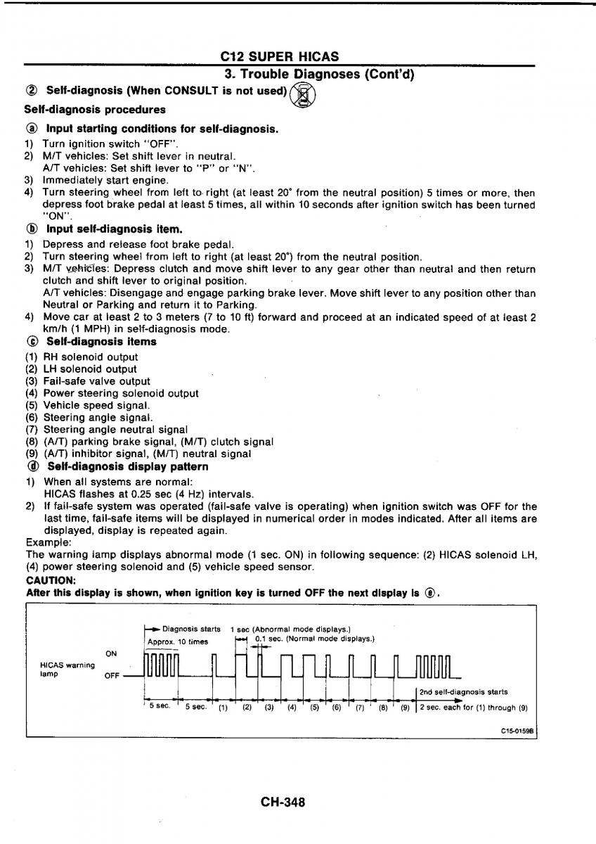 Nissan GTR R32 workshop service manual / page 625