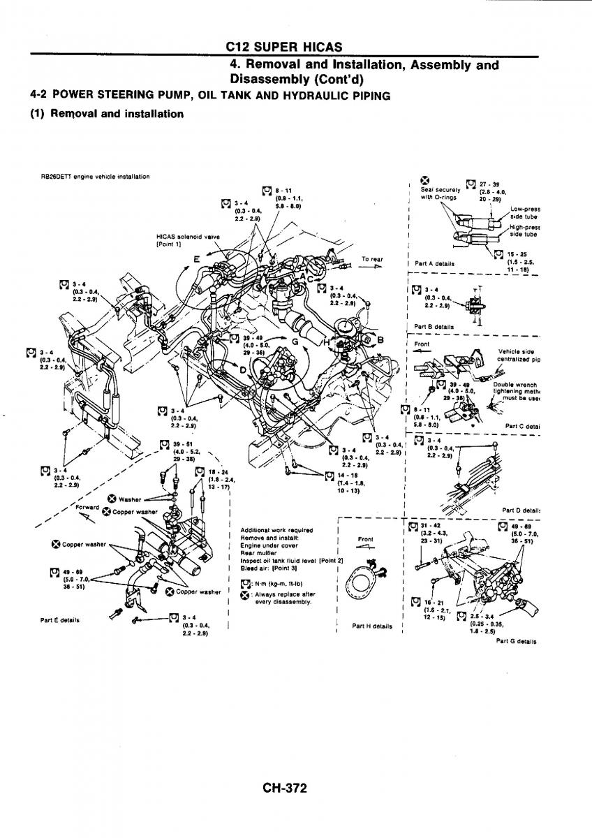 Nissan GTR R32 workshop service manual / page 649