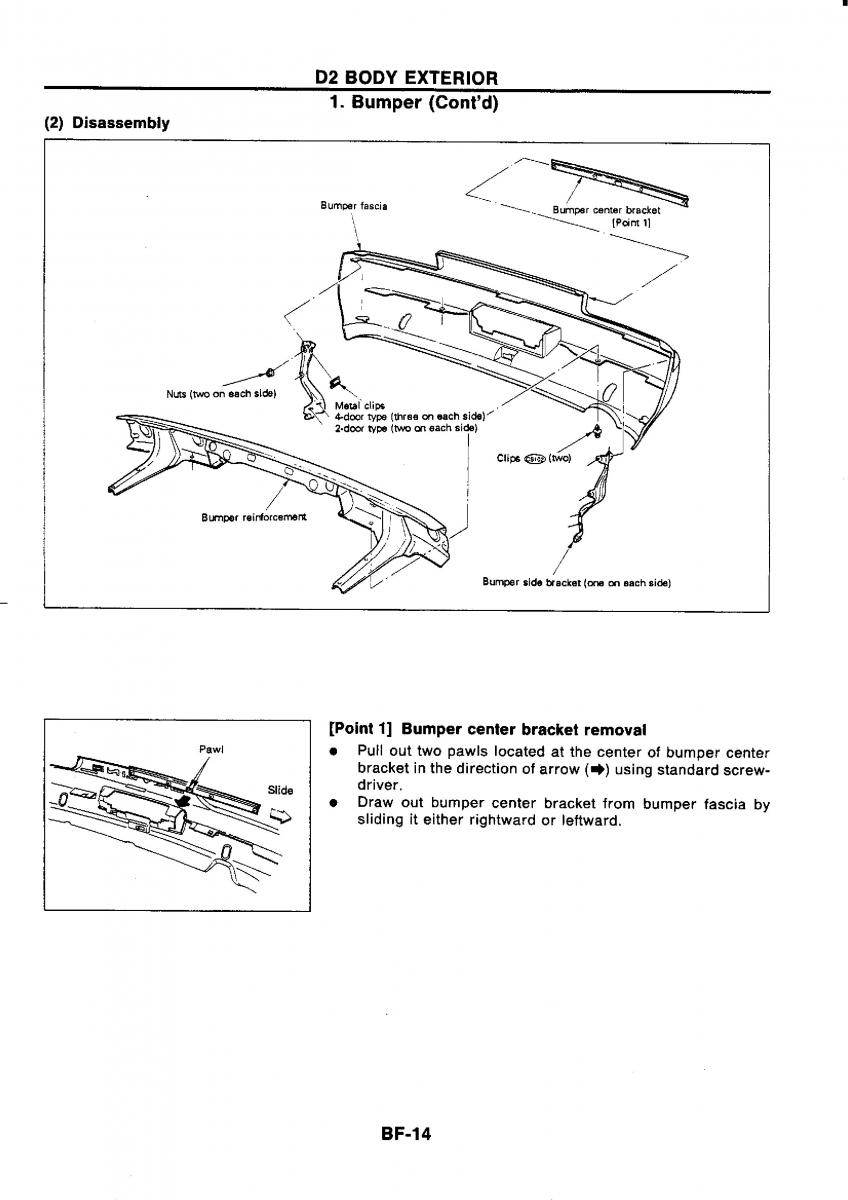 Nissan GTR R32 workshop service manual / page 669