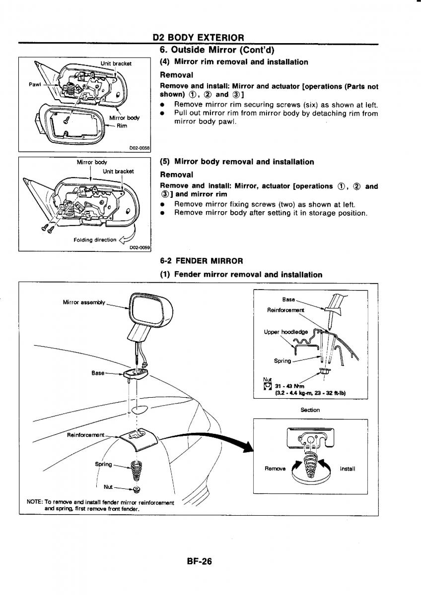 Nissan GTR R32 workshop service manual / page 681