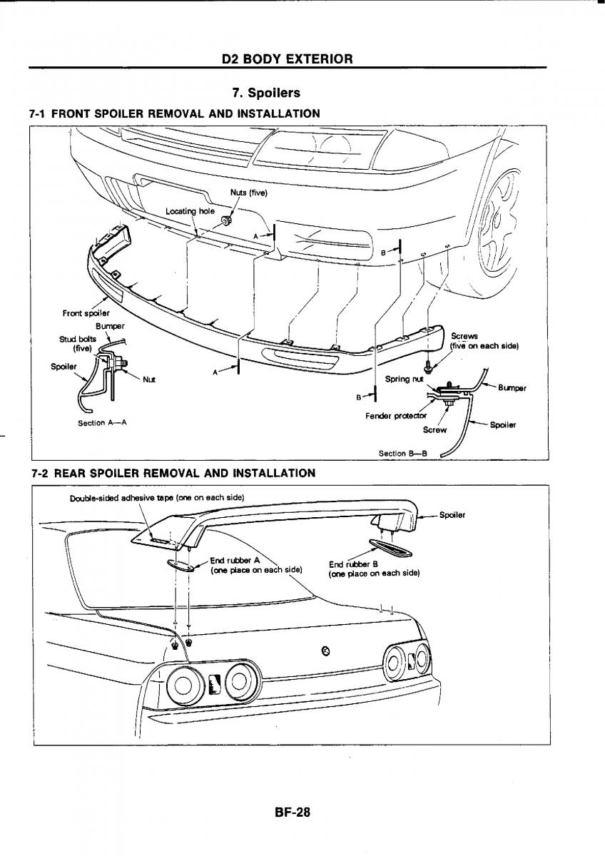 Nissan GTR R32 workshop service manual / page 683