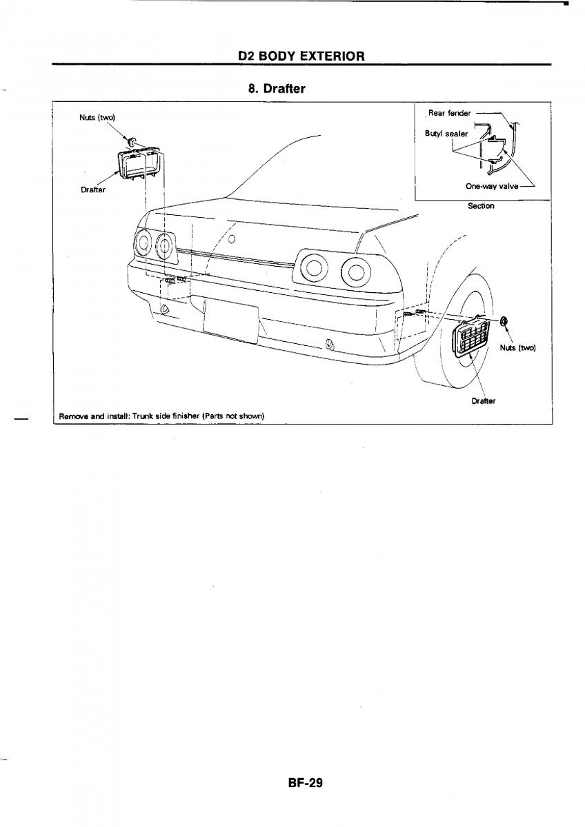 Nissan GTR R32 workshop service manual / page 684