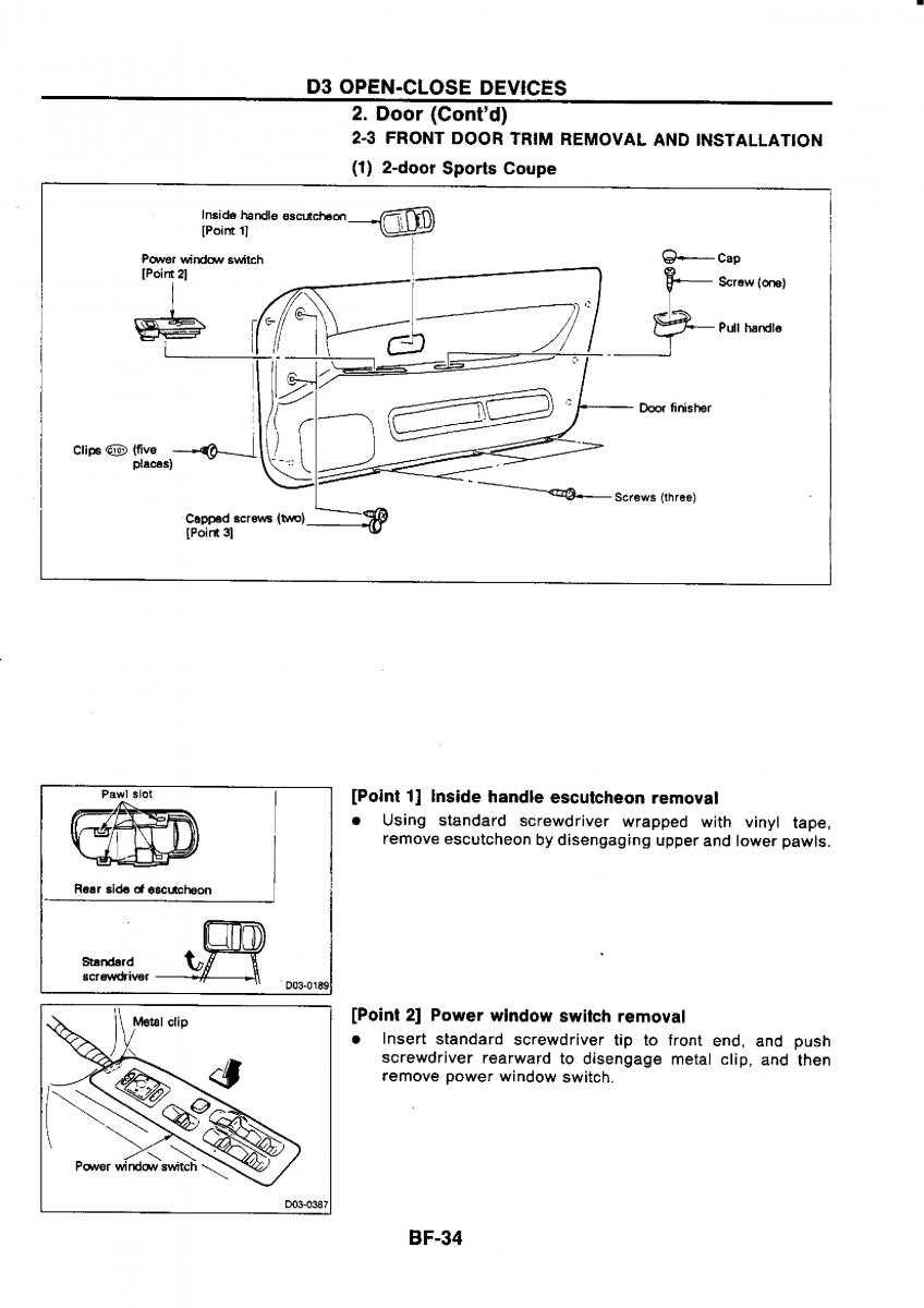 Nissan GTR R32 workshop service manual / page 689