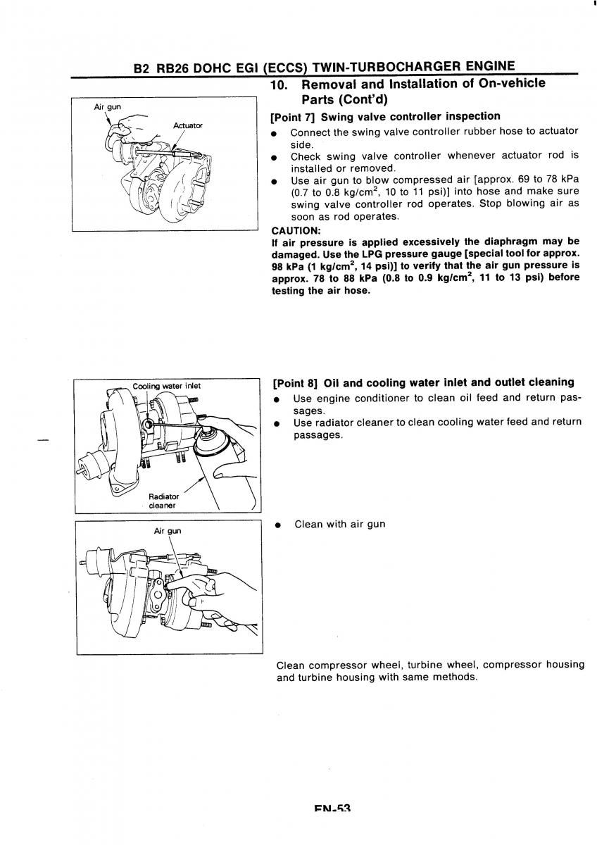 Nissan GTR R32 workshop service manual / page 70