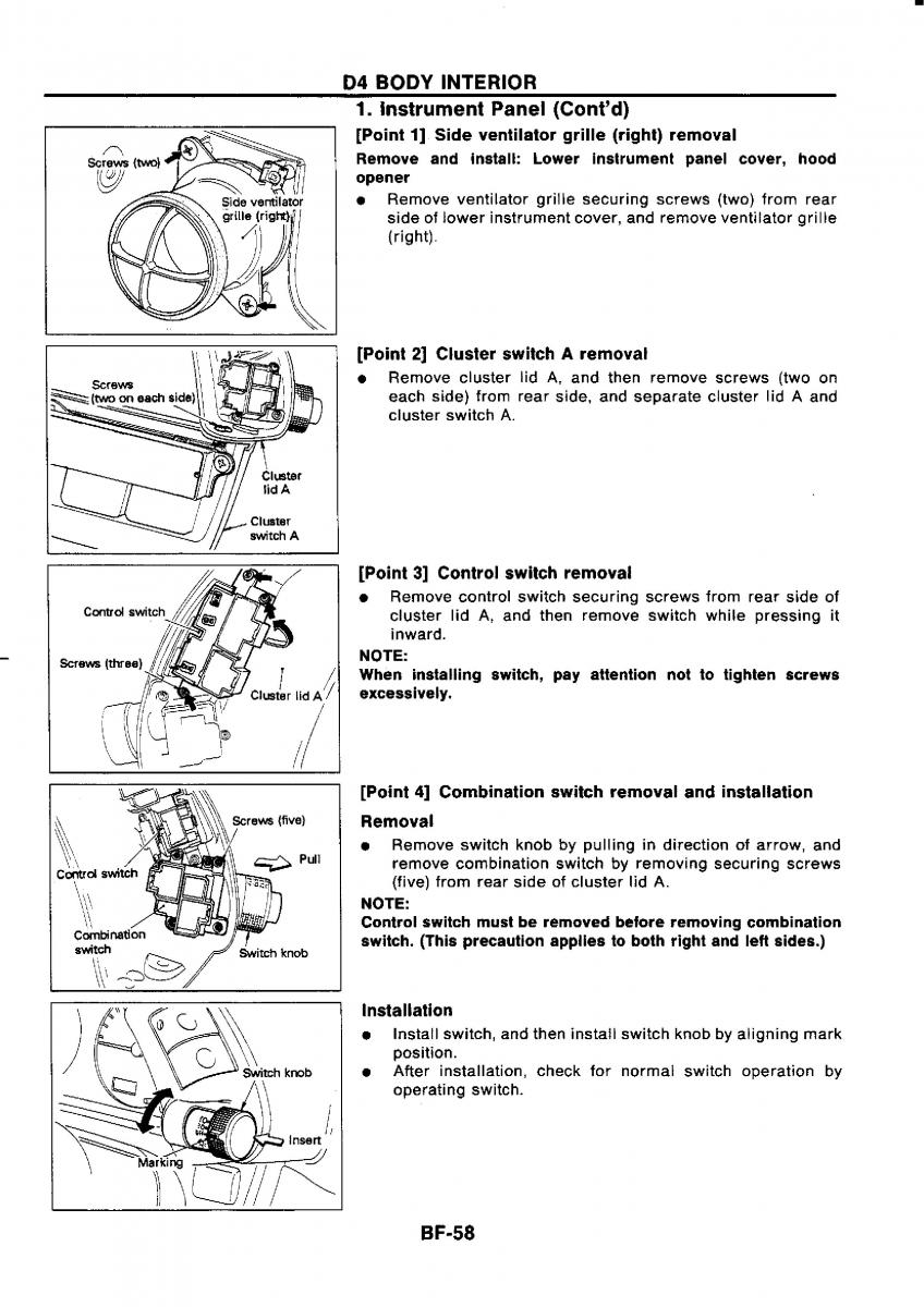 Nissan GTR R32 workshop service manual / page 713