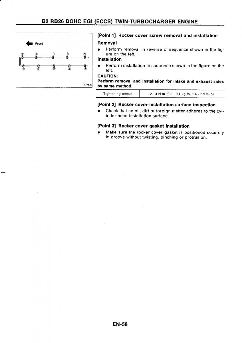 Nissan GTR R32 workshop service manual / page 75