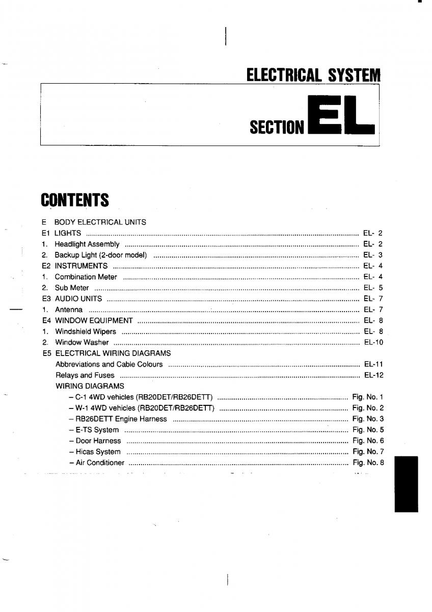 Nissan GTR R32 workshop service manual / page 751