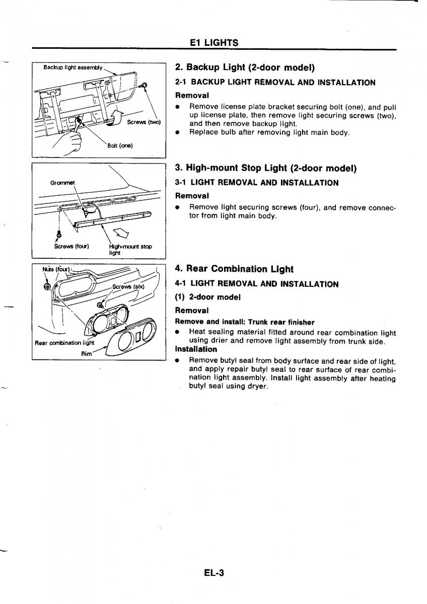 Nissan GTR R32 workshop service manual / page 753