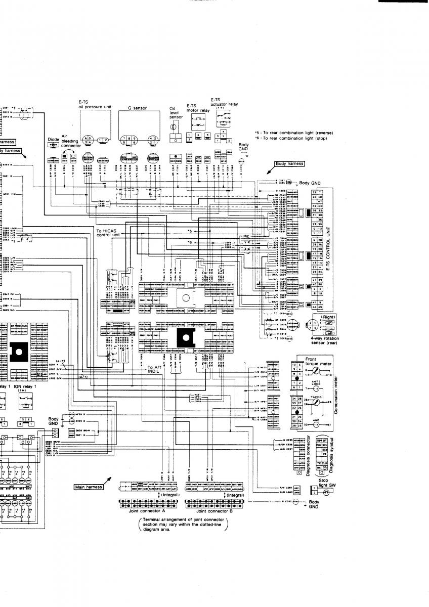 Nissan GTR R32 workshop service manual / page 793