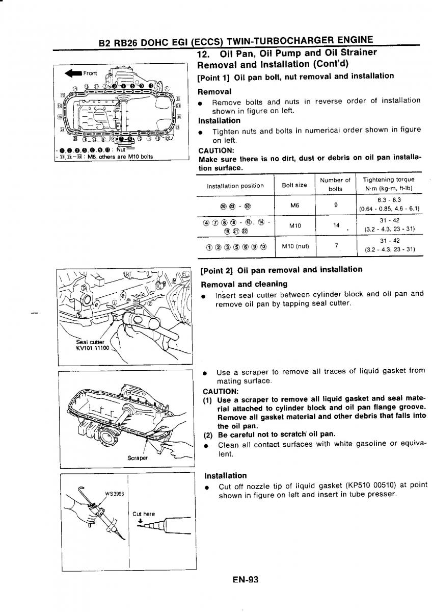 Nissan GTR R32 workshop service manual / page 110