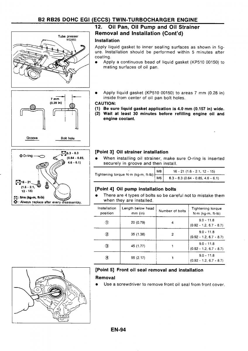 Nissan GTR R32 workshop service manual / page 111