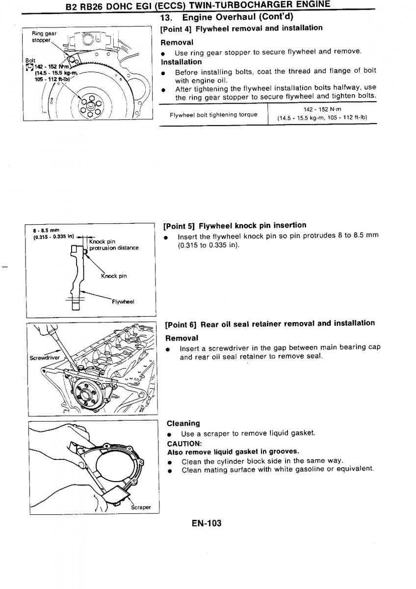 Nissan GTR R32 workshop service manual / page 120