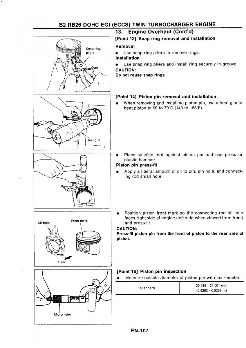 Nissan GTR R32 workshop service manual / page 124