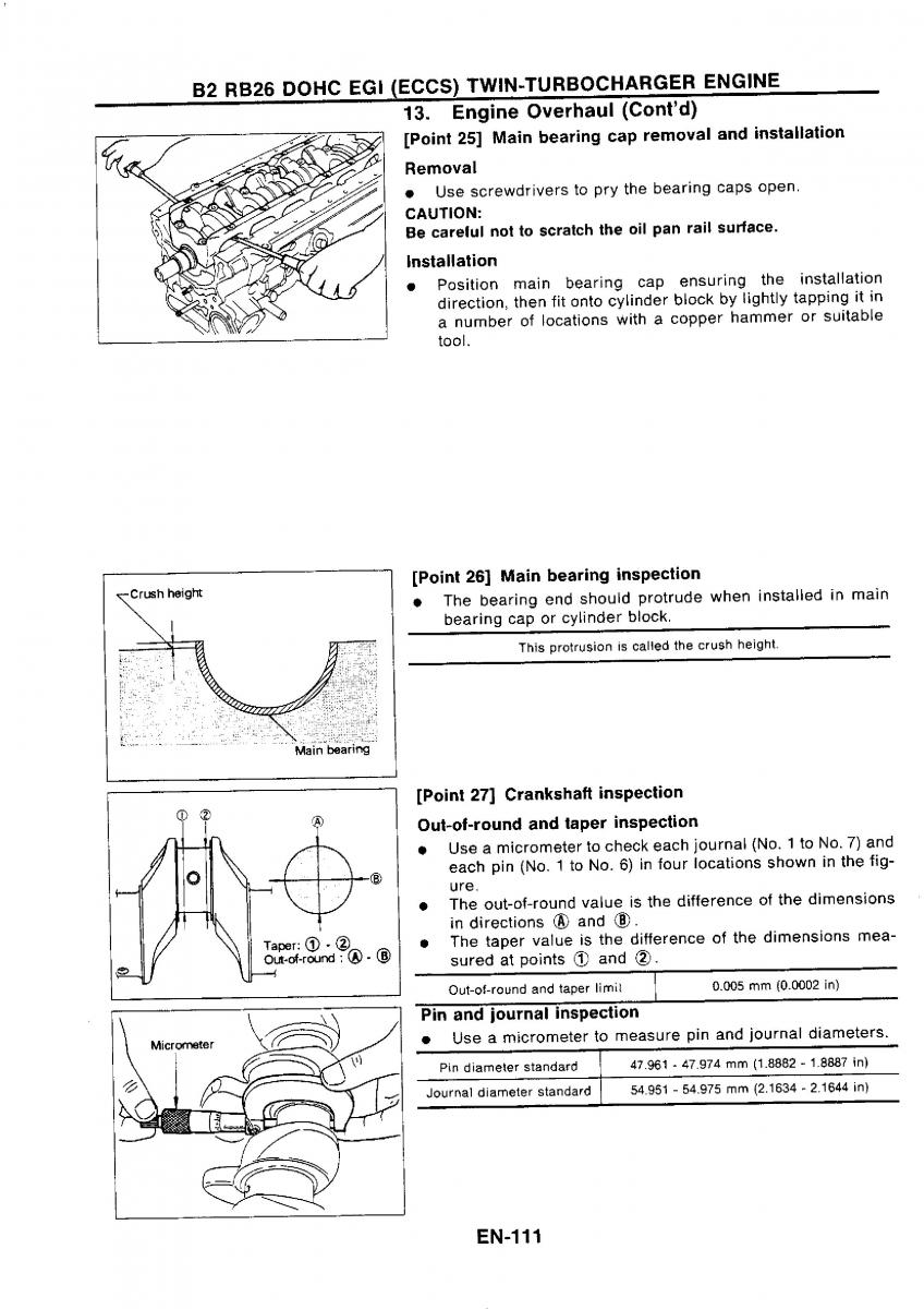 Nissan GTR R32 workshop service manual / page 128