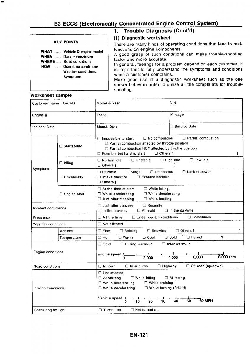 Nissan GTR R32 workshop service manual / page 138