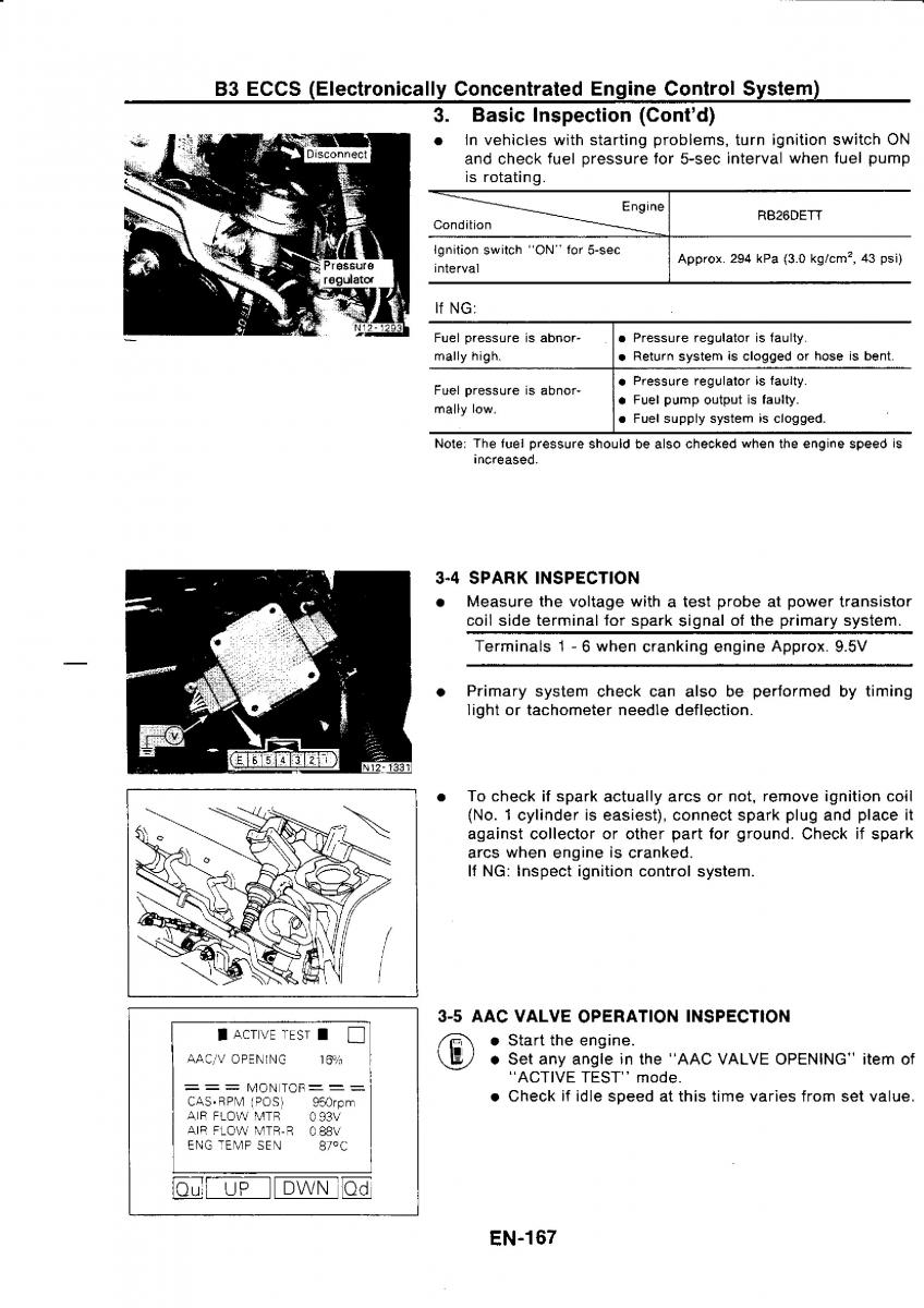 Nissan GTR R32 workshop service manual / page 183