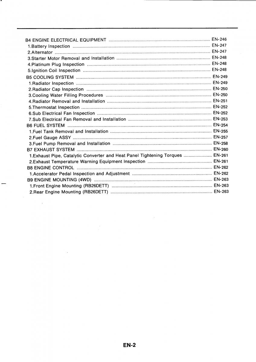 Nissan GTR R32 workshop service manual / page 19