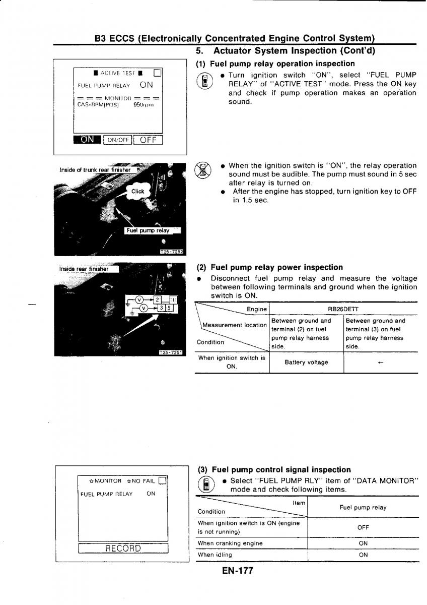 Nissan GTR R32 workshop service manual / page 193