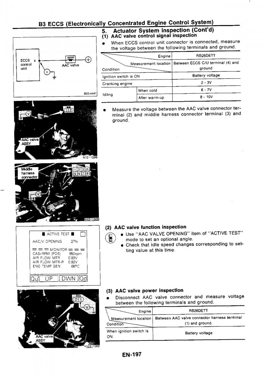 Nissan GTR R32 workshop service manual / page 213