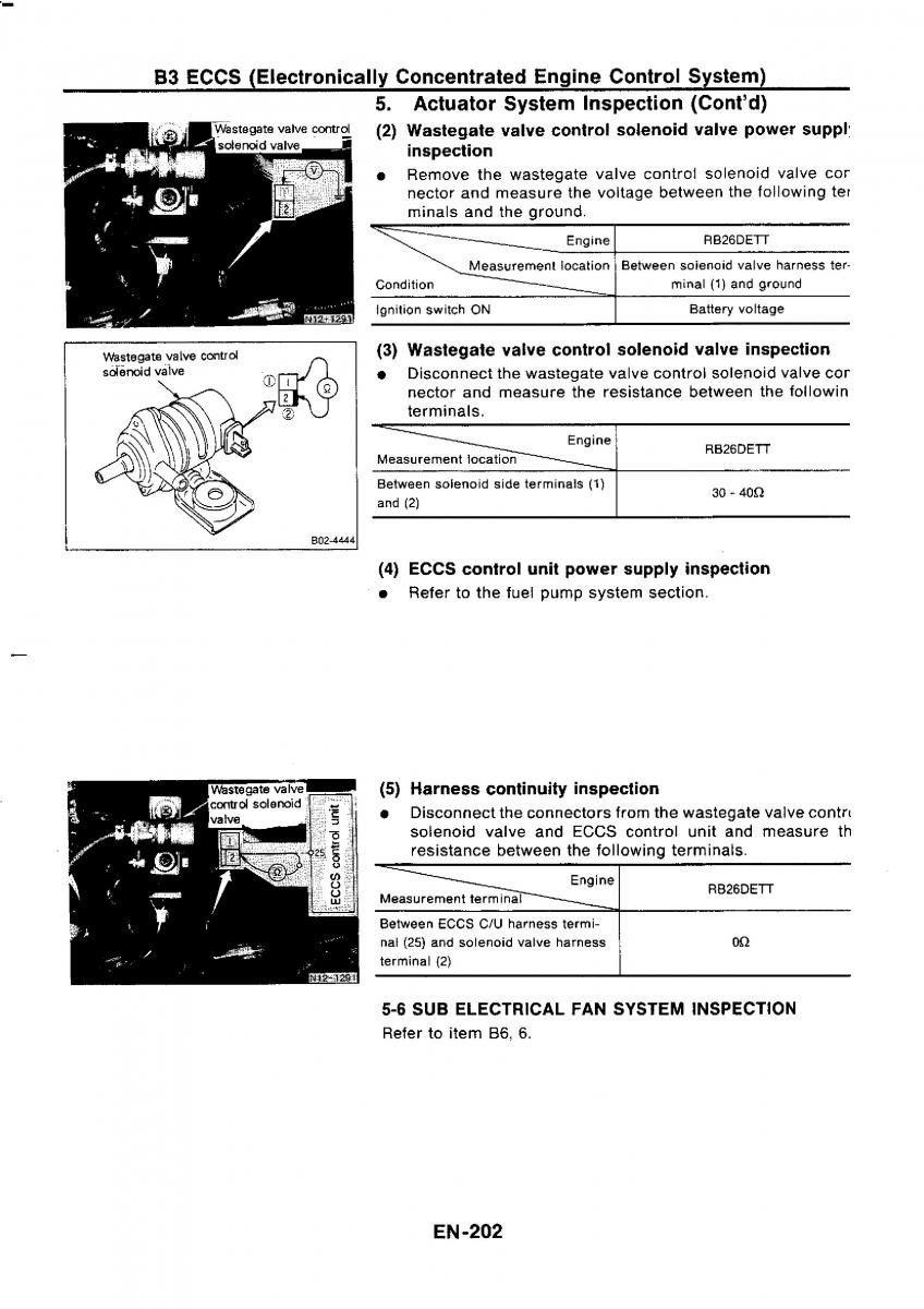 Nissan GTR R32 workshop service manual / page 218