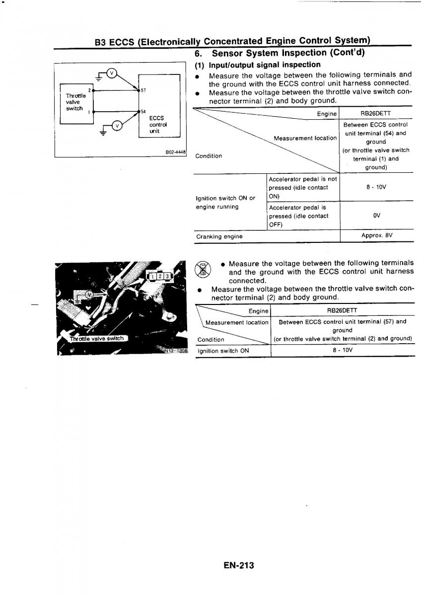 Nissan GTR R32 workshop service manual / page 229