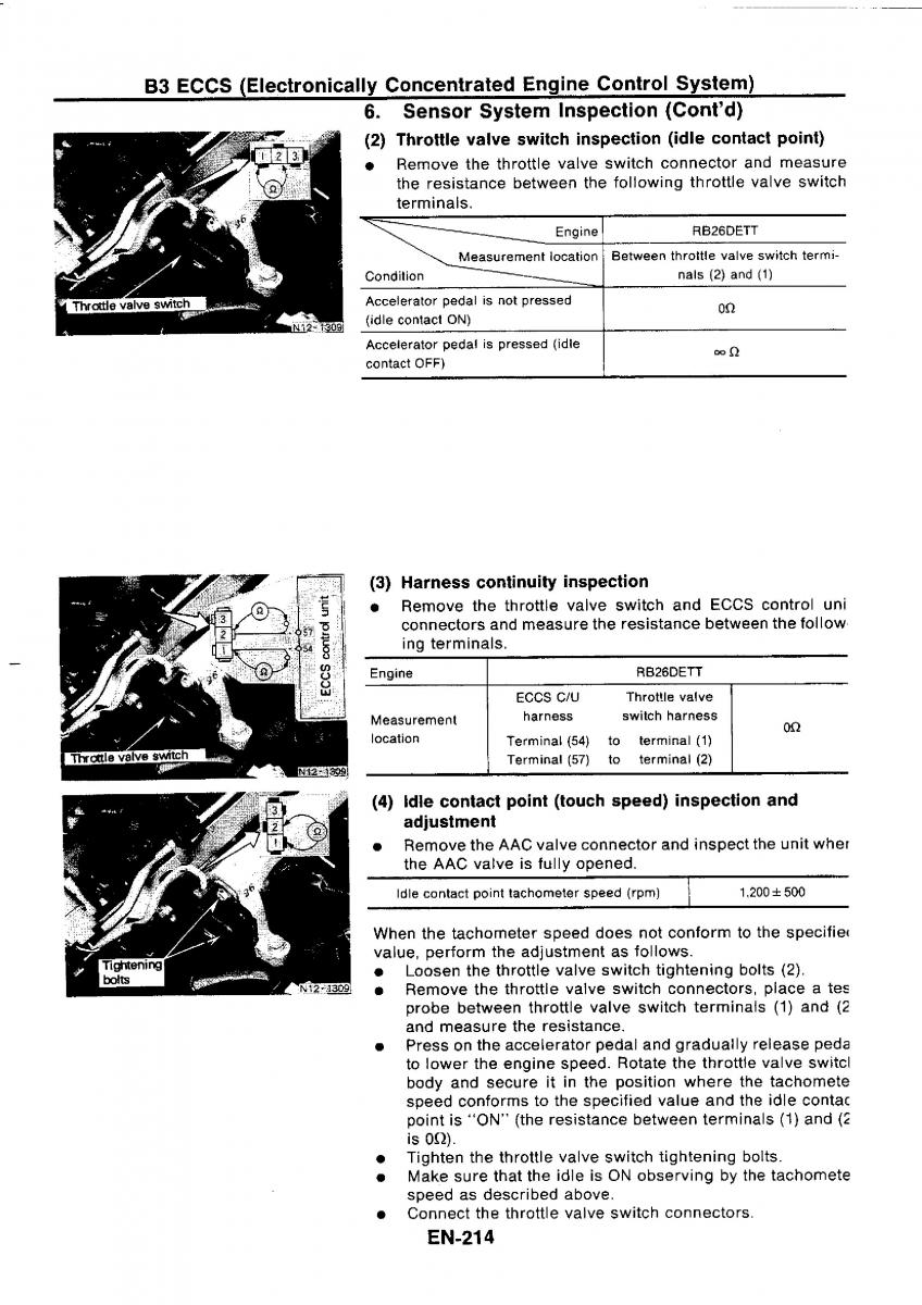 Nissan GTR R32 workshop service manual / page 230