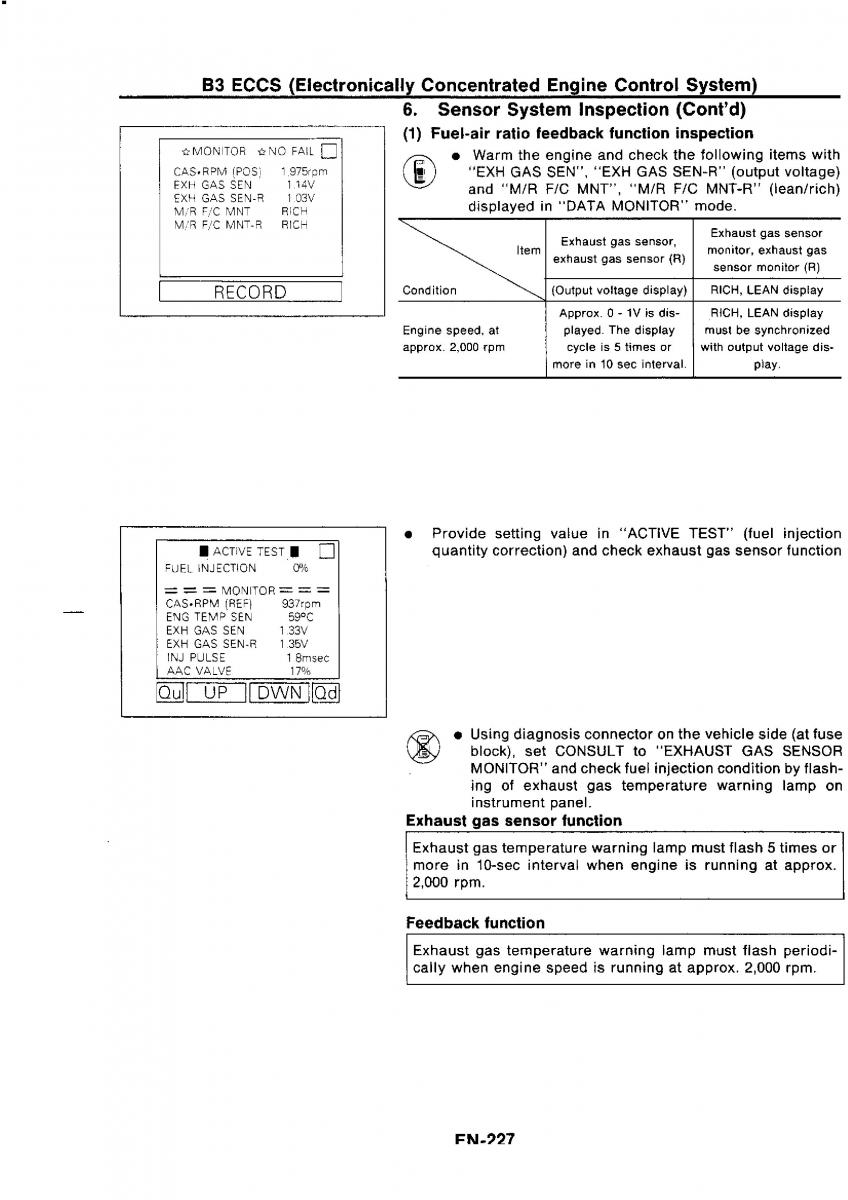 Nissan GTR R32 workshop service manual / page 243