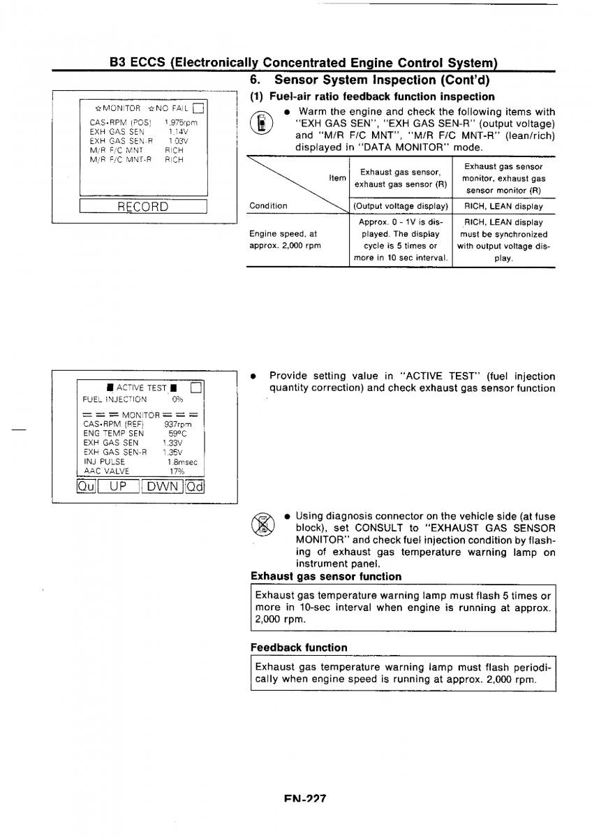 Nissan GTR R32 workshop service manual / page 244